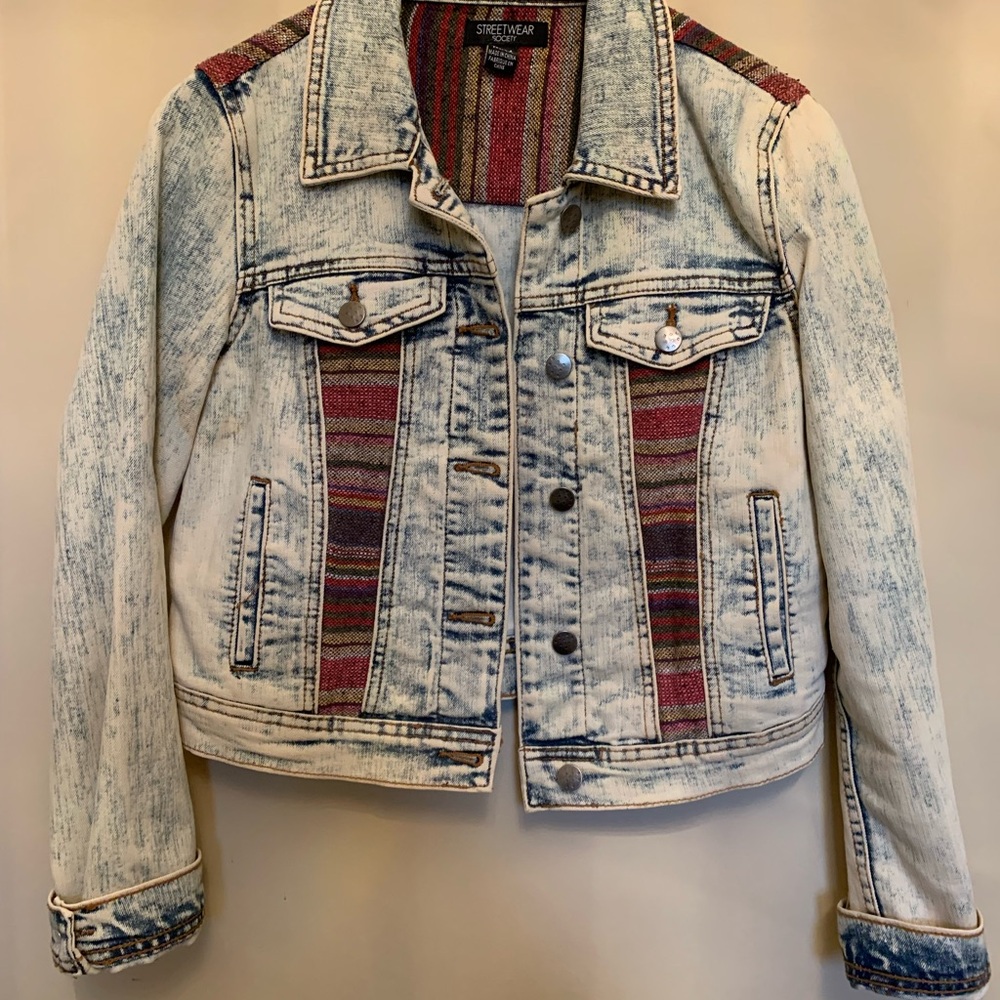 Streetwear Society Multicolor Denim Jacket